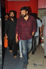 Chiranjeevi And Ram Charan Watched Special Screening of Baahubali 2 at Prasads IMAX